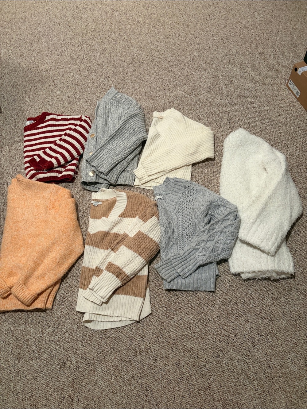 bundle of sweaters!! (abercrombie, hyfve, dry goods, american eagle, etc)